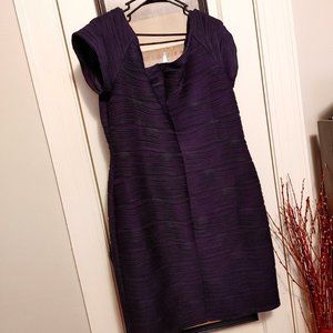 Purple casual dress
